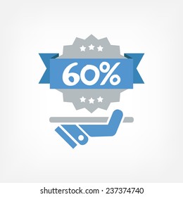 Discount label icon