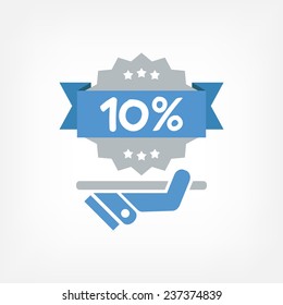 Discount label icon