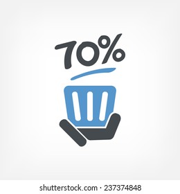Discount label icon