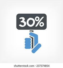 Discount label icon