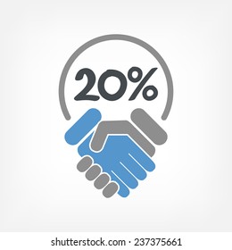 Discount label icon