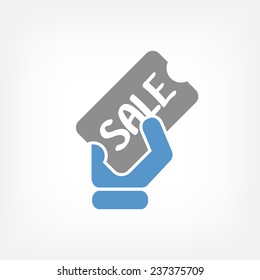 Discount label icon