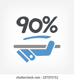 Discount label icon
