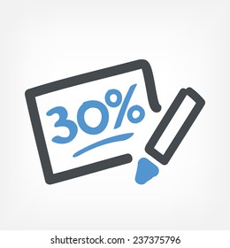 Discount label icon