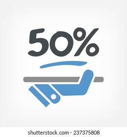 Discount label icon