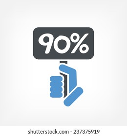 Discount label icon