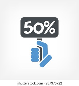 Discount label icon