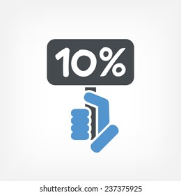 Discount label icon