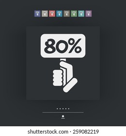 Discount label icon