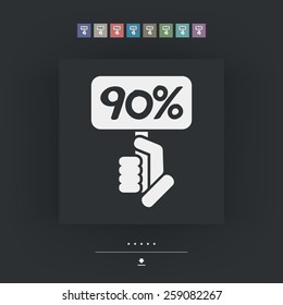 Discount label icon