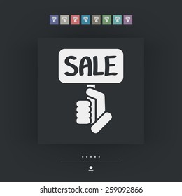 Discount label icon