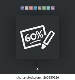 Discount label icon