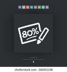 Discount label icon