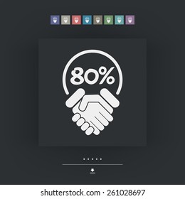 Discount label icon