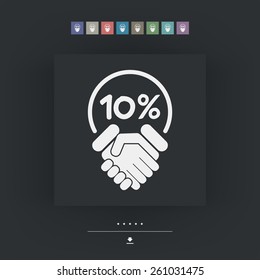 Discount label icon