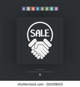 Discount label icon