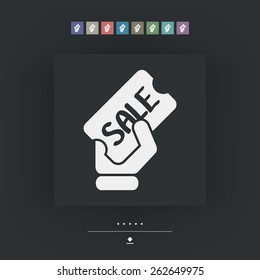 Discount label icon