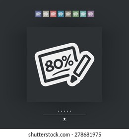 Discount label icon
