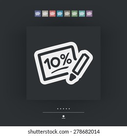 Discount label icon