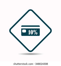 Discount label icon