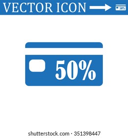 Discount label icon