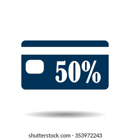 Discount label icon