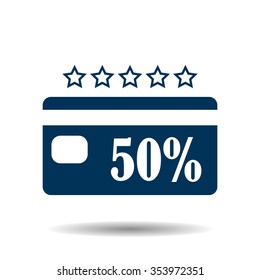 Discount label icon