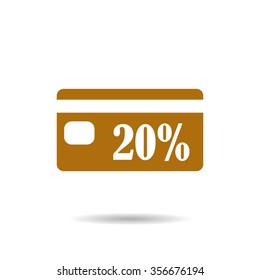 Discount label icon