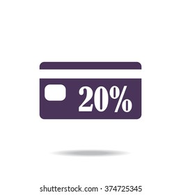 Discount label icon