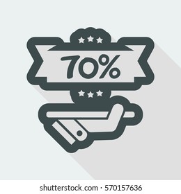Discount label icon
