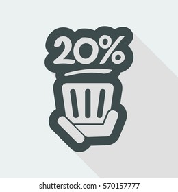 Discount label icon