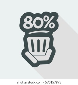 Discount label icon