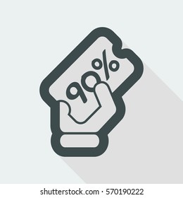 Discount label icon