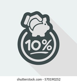 Discount label icon