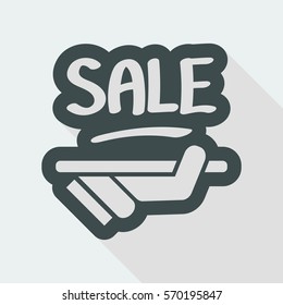 Discount label icon