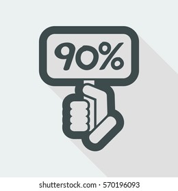 Discount label icon