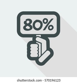 Discount label icon