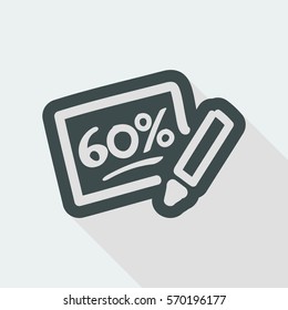 Discount label icon
