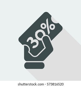 Discount label icon