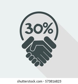 Discount label icon