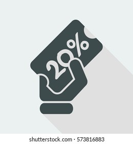 Discount label icon