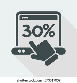 Discount label icon