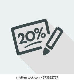 Discount label icon