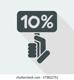 Discount label icon