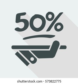 Discount label icon