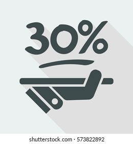 Discount label icon