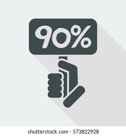 Discount label icon