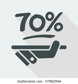 Discount label icon