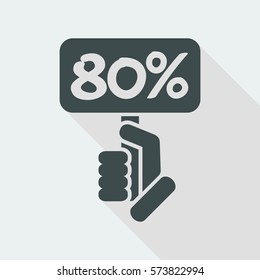 Discount label icon