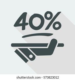 Discount label icon